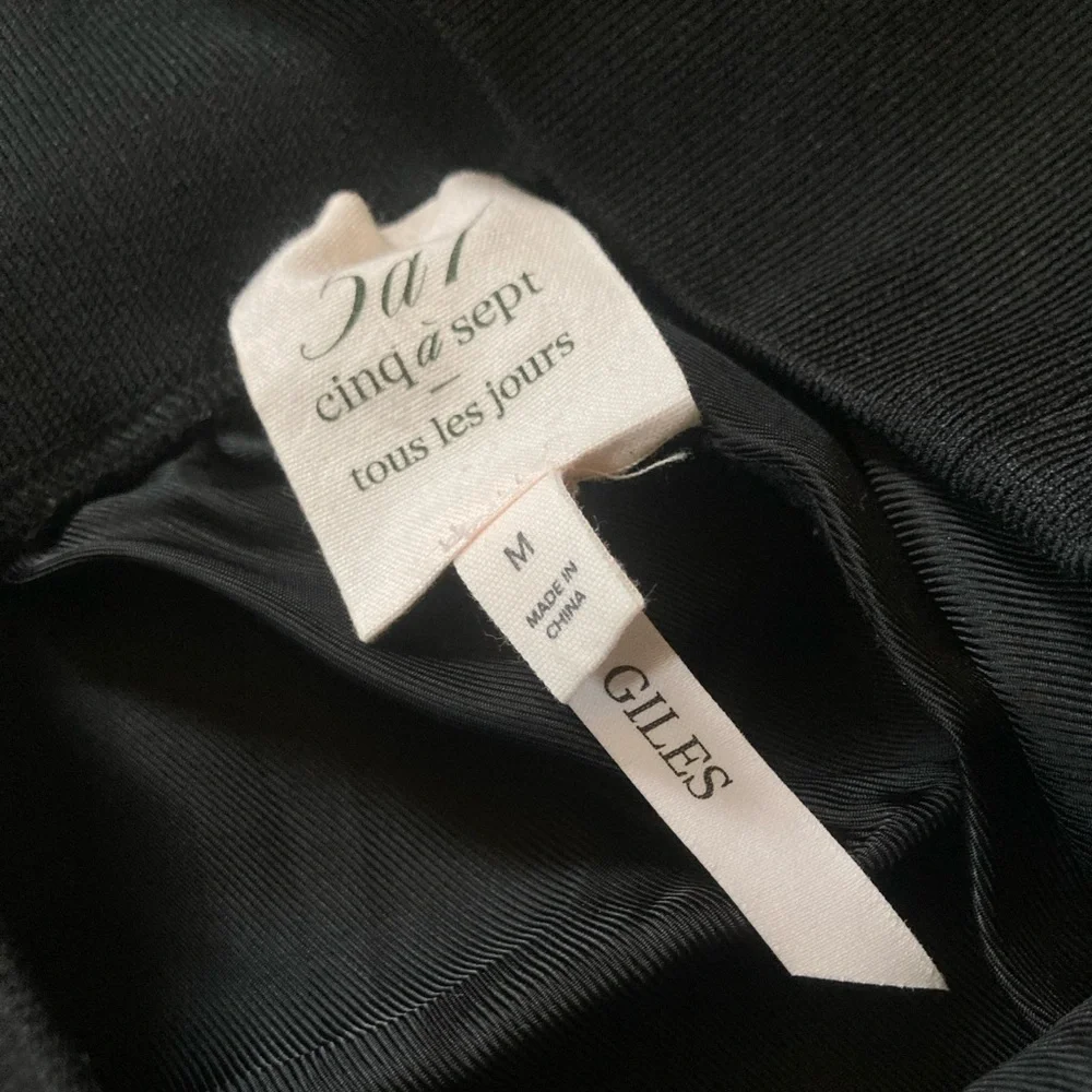 Cinq a Sept Giles Cargo Joggers Women’s size Medium in Black - Picture 6 of 7